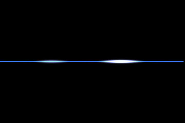 thin blue line lamp