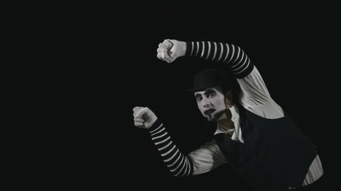 Young Funny Mime Performing Invisible Wall Stock Footage Video (100% Royalty-free) 14661514 | Shutterstock Young Funny Mime Performing Invisible Wall Stock Footage Video (100% Royalty-free) 14661514 | Shutterstock