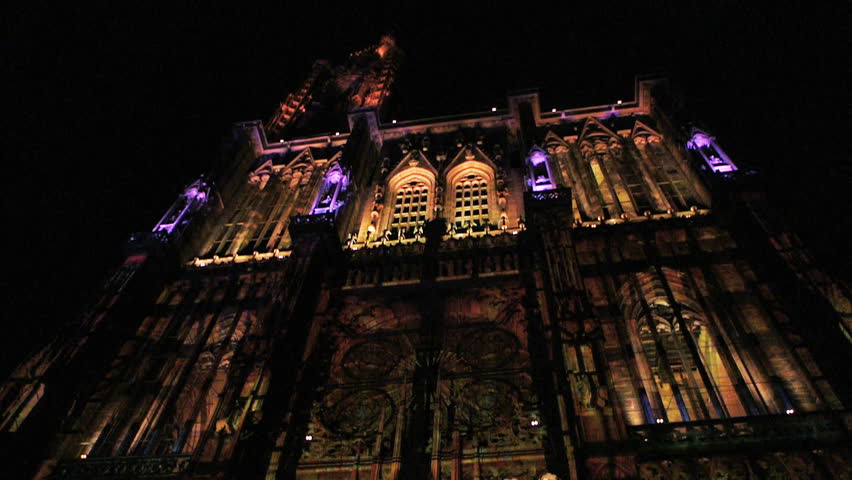 Image result for strasbourg cathedral projection mapping