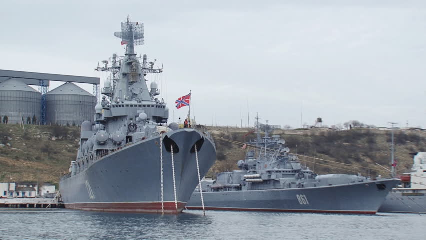 The Flagship Of The Russian Black Sea Fleet - The Missile Cruiser ...