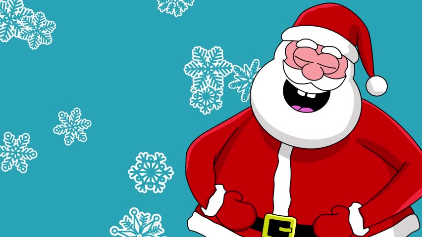 Funny Laughing Santa Claus And Stock Footage Video 100