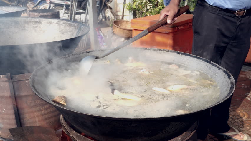 Outdoor Wok Cooking Ideas Traditional Cooking Of Thailand Cook Rice Thai Food Antique