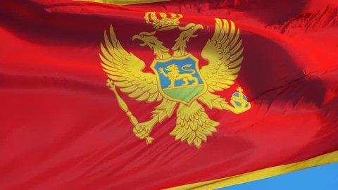 Flag Of Montenegro 3d Wallpaper Stock Footage Video 100 Royalty