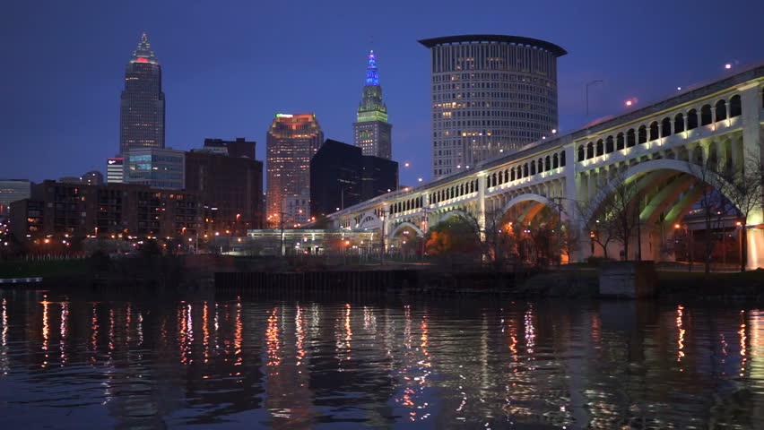 Buildings and towers in Cleveland, Ohio image - Free stock photo ...