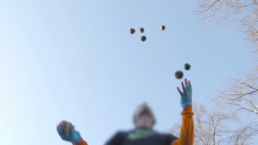Header of juggler