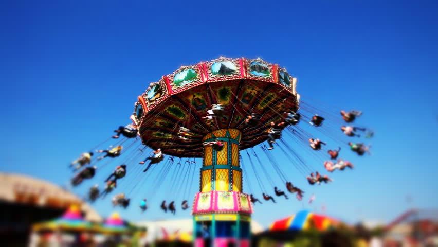 Carnival Swing Ride At Fair Stock Footage Video 100 Royalty Free 1737904 Shutterstock