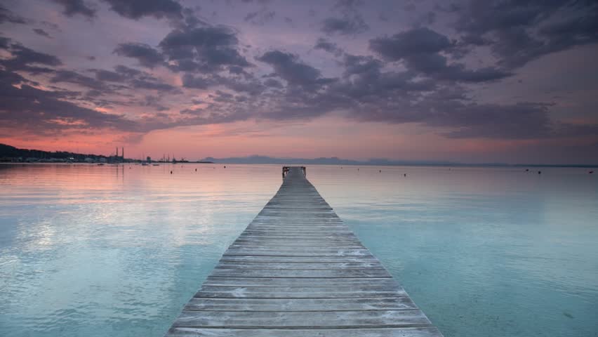 Sunrise Playa De Muro Alcudia Stockvideos Filmmaterial 100