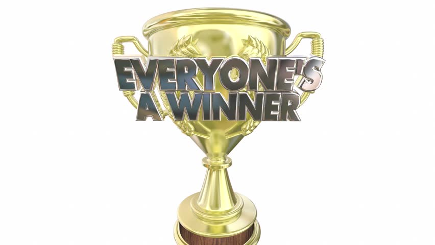 Everyones a Winner Teamwork Prize Stock Footage Video (100% Royalty ...