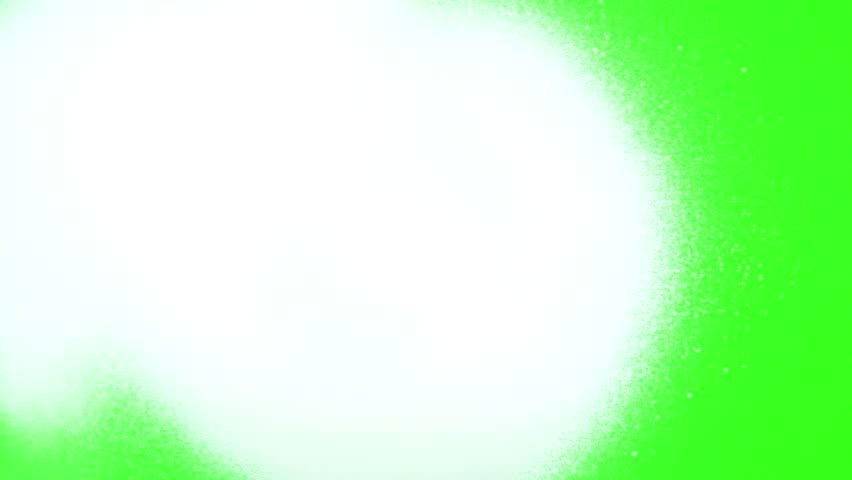 The Green Screen Is Painted Over By Spray White Paint Stock Footage ...