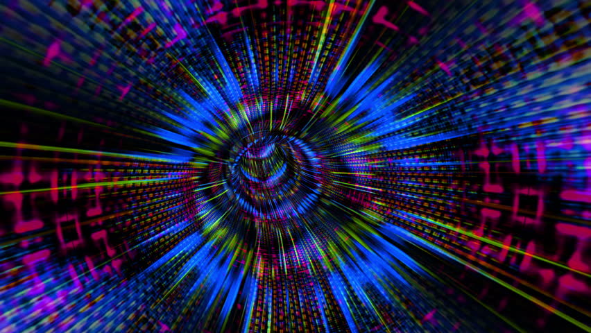 4K Loop Tunnel VJ Creative DJ Abstract Festival Background For ...