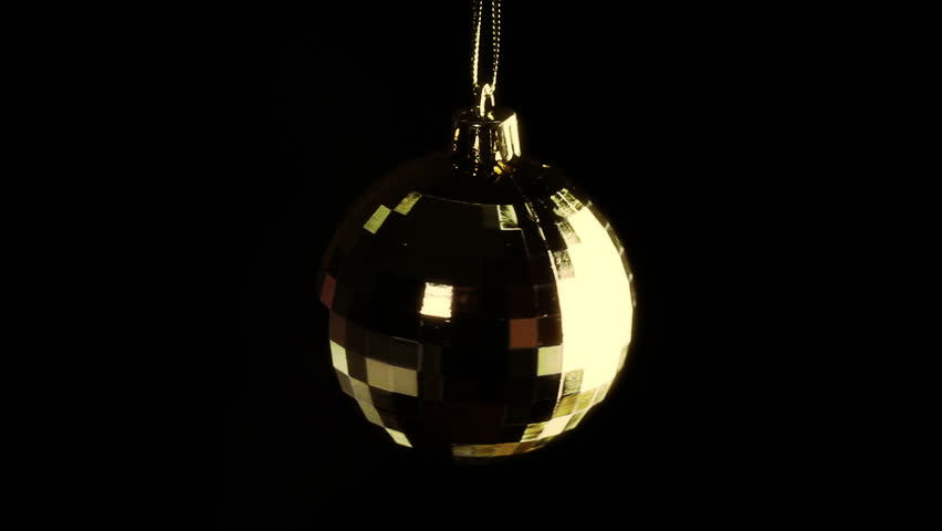 Stock video of christmas ornaments on black background | 1806194 | Shutterstock