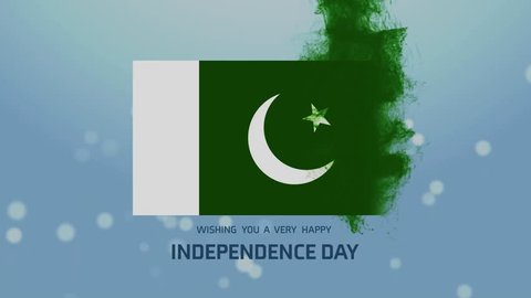 Hd Pakistan Independence Day Animated Flag Stock Footage Video (100%  Royalty-free) 19121704 | Shutterstock