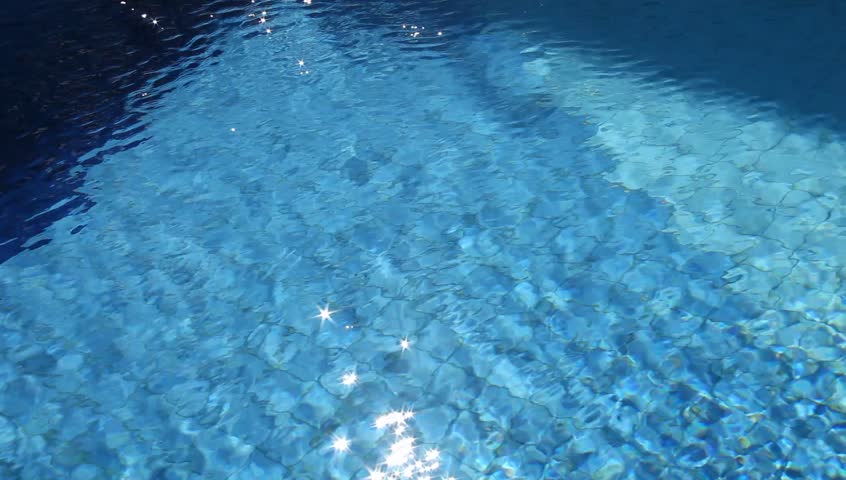 Swimming Pool Water Crystal Clear Stock Footage Video 100