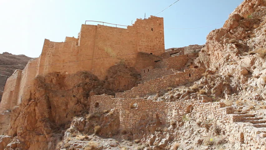 Monastery Of Deir Mar Musa Al-Habashi Nebek, Syria. Place Of Multi ...