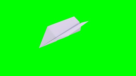 Flying Paper Plane Green Black Backgrounds Stock Footage Video (100%  Royalty-free) 20336224 | Shutterstock
