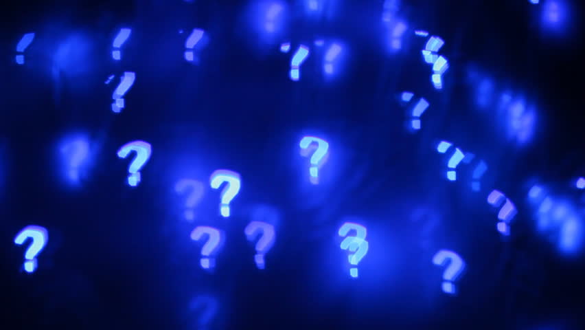 Stock Video Clip of Too Many Questions. Abstract background texture ...