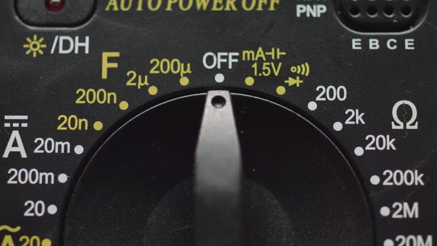 Header of ohmmeter