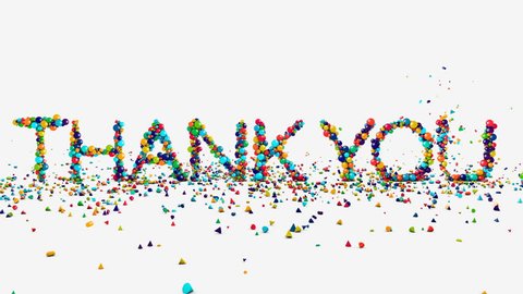 Motion Graphics Thank You Animation On Stock Footage Video (100%  Royalty-free) 22825714 | Shutterstock