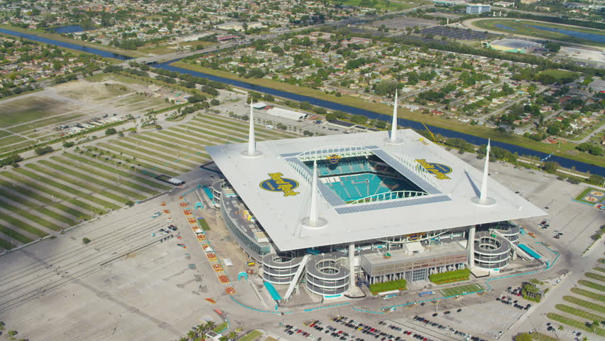 November 23, 2016, Miami, Flordia: Aerial View Of Hard Rock Stadium ...