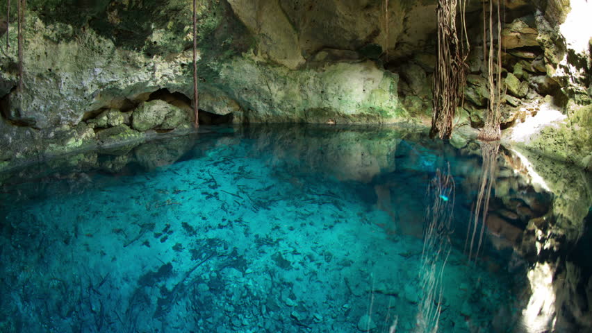 Timelapse Of A Cenote In Stock Footage Video 100 Royalty Free 2315894 Shutterstock