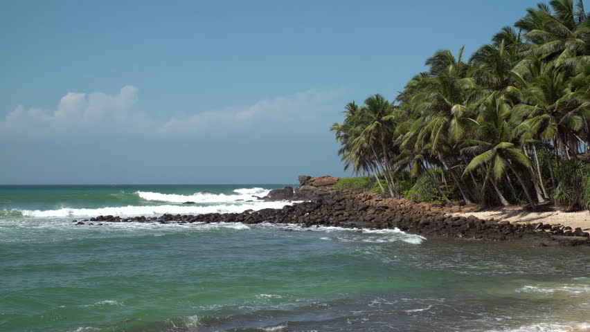 Matara Beach landscape, Sri Lanka image - Free stock photo - Public ...