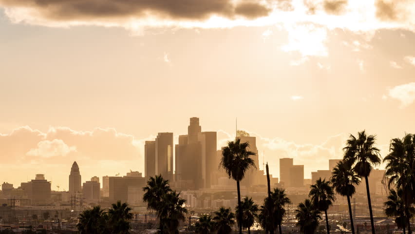 Downtown Los Angeles Golden Hour Vidéos De Stock 100 Libres De Droit 23446564 Shutterstock