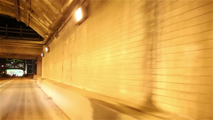 Pittsburgh Fort Pitt Tunnel City Stock Footage Video (100% Royalty-free