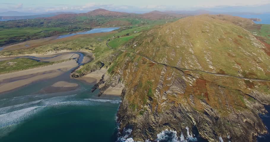 Barleycove beach off Mizen Head, West Cork, Ireland on a sunny autumn day