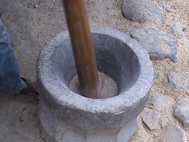 Video Of The Grist Mill Grinding Stones Of The Old Spanish At Mission ...