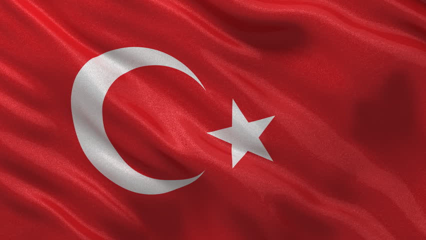 Stock video of seamless loop of the turkish flag | 2462534 | Shutterstock