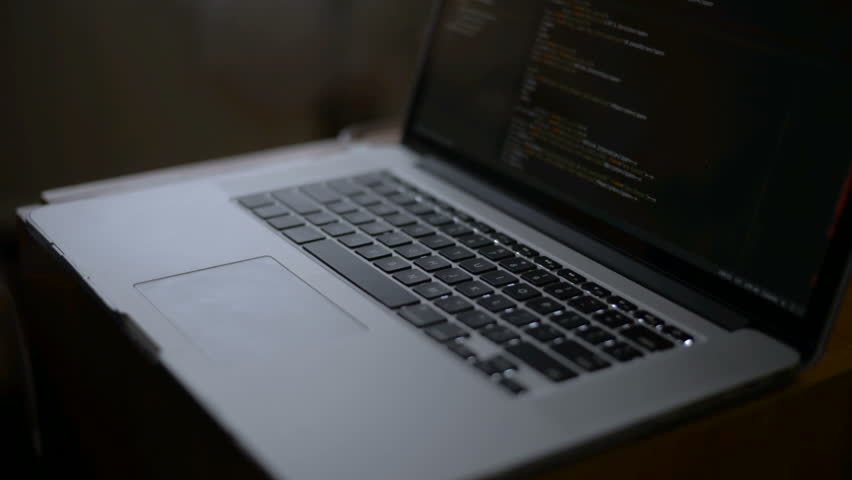 Programmer From Behind And Programming Stockvideos