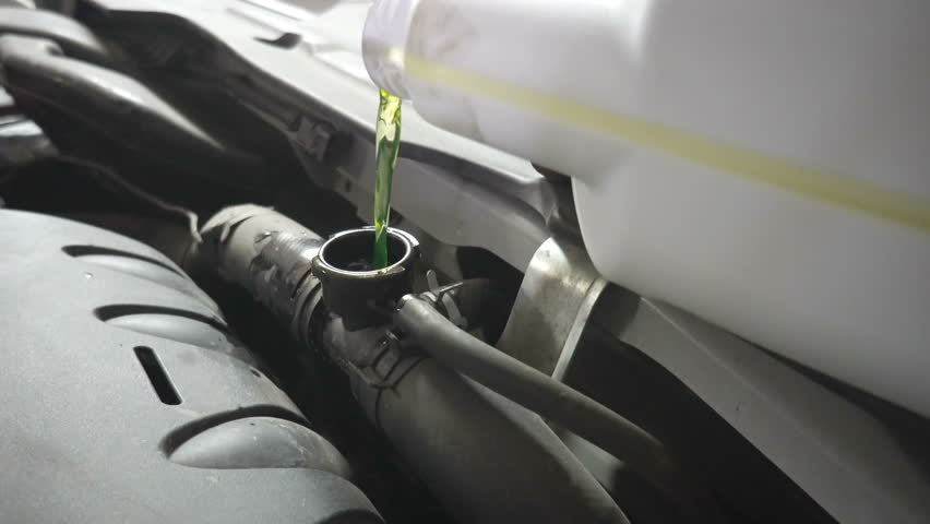 Header of antifreeze