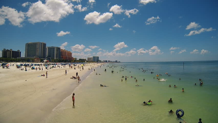 CLEARWATER, FLORIDA/USA - NOVEMBER 15, 2016: Time Lapse Of Clearwater ...