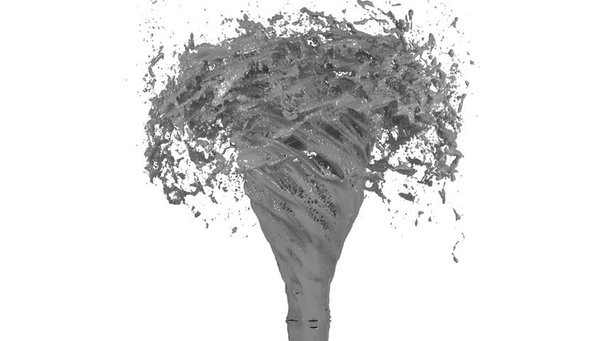 Серая жидкость. Серая жижа текстура. Tornado on White background. Grey Liquid.