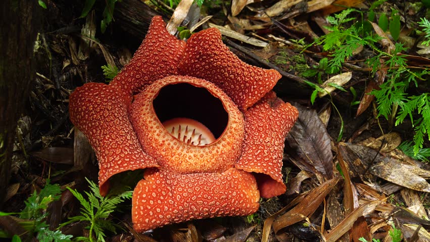 Rafflesia, The Biggest Flower In The World, Borneo. Stock