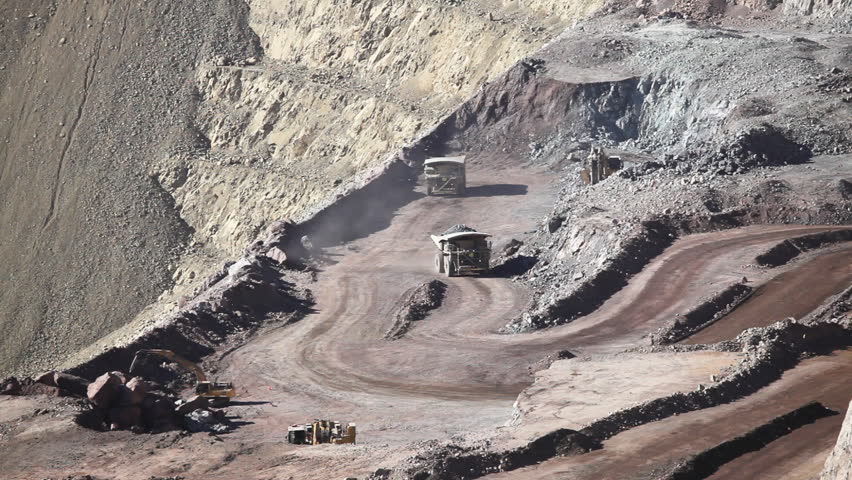 Garbage Dump In Utah. Bull Dozers Moving Garbage And Trash Around. A ...