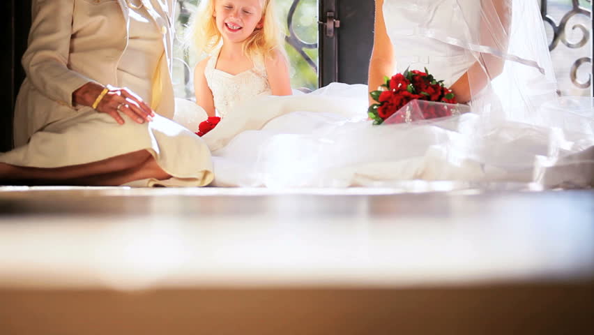 Elegant Grandmother In Wedding Hat Stock Footage Video 100