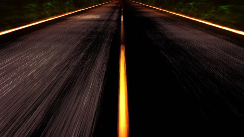 POV of Driving down a Road 1080 HD video - HD stock footage clip