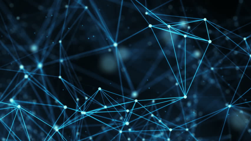 Flying Through Abstract Digital Data Stock Footage Video