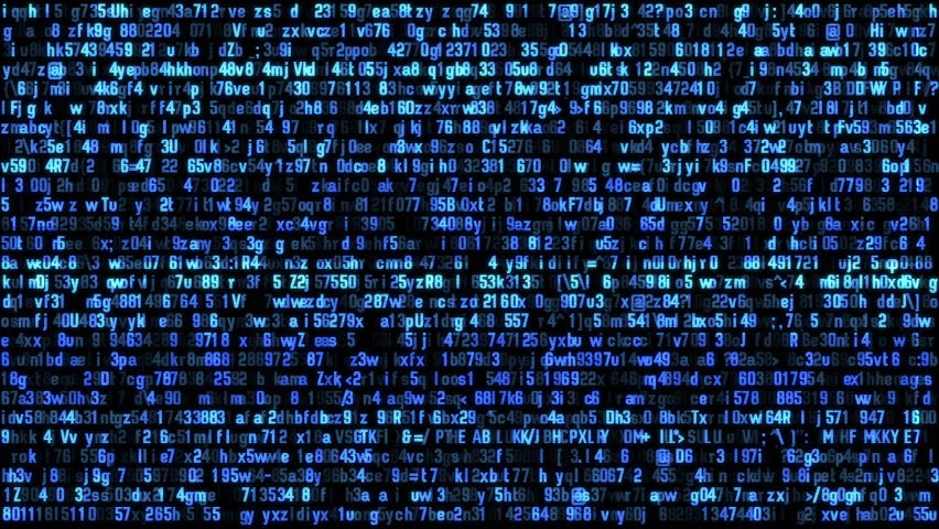 4K Computer System Hacked Terminal Concept Stock Footage ...