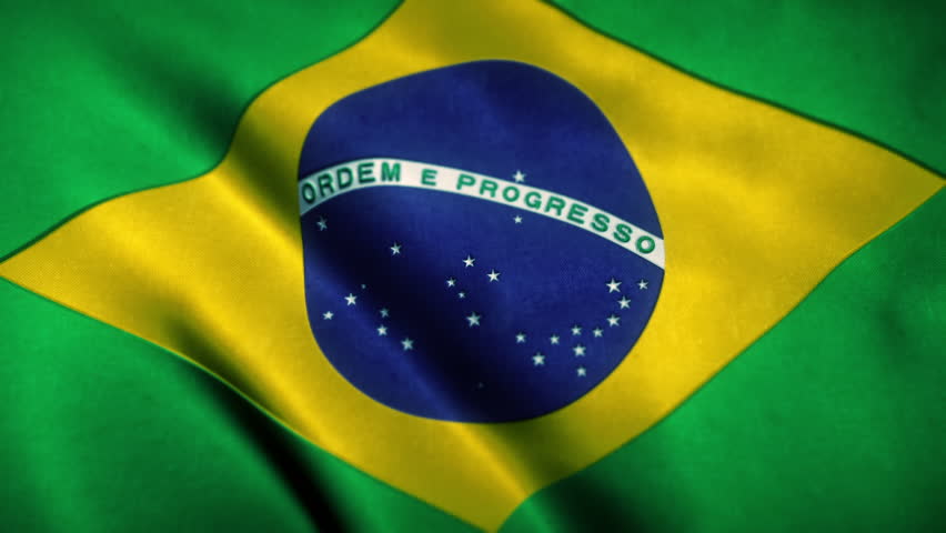 Flying Flag Of Brazil Stock Footage Video 479704 | Shutterstock