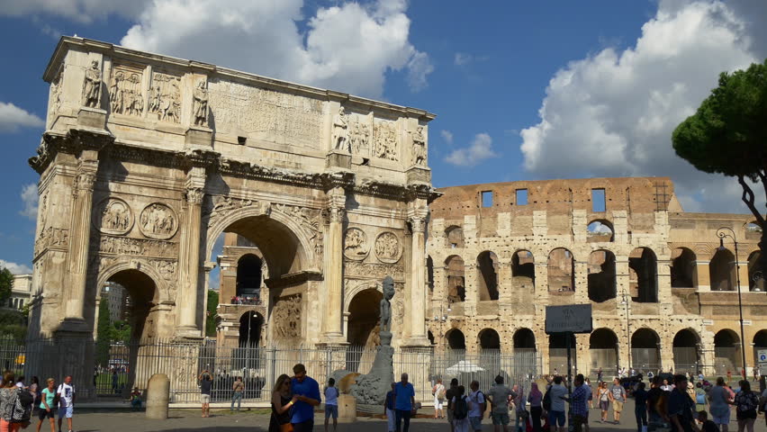 Триумфальная арка Константина Колизей Рим загрузить