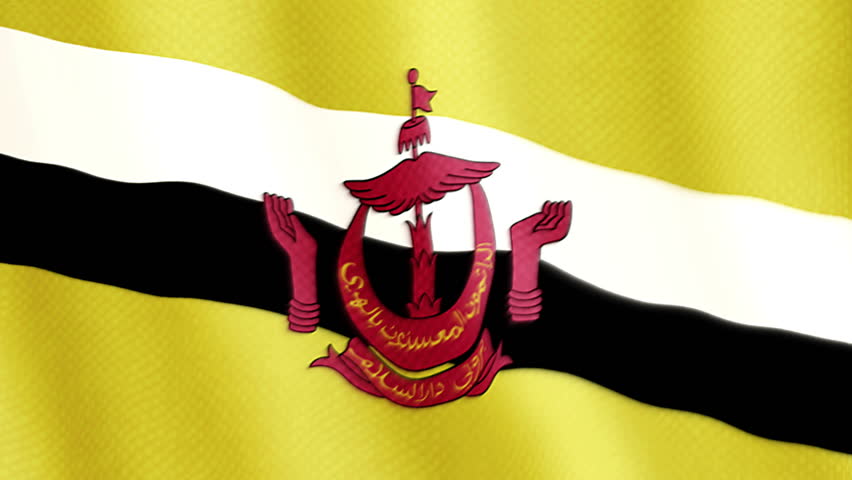 Brunei Flag Waving Animation Stock Footage Video (100% ...