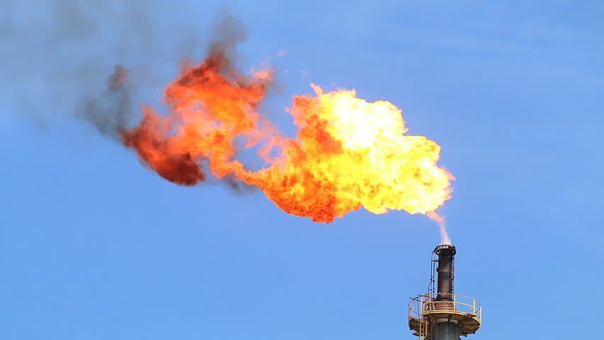 Oil Refinery Gas Flare Stock Footage Video 5408876 | Shutterstock