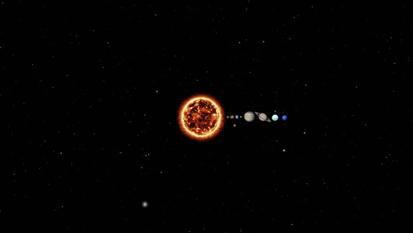 Solar System With Stars Zooming Stock Footage Video 100 Royalty Free 27839044 Shutterstock