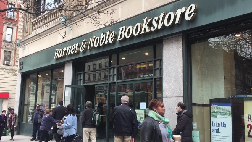 New York April 2017 Barnes Noble Stock Footage Video 100