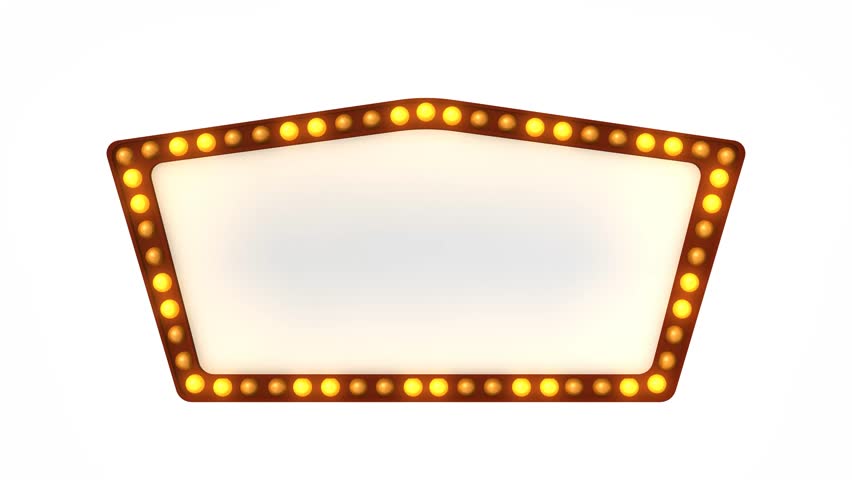 Marquee Lights Border