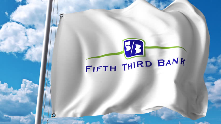 Waving Flag With Fifth Third Stock Footage Video 100 Royalty