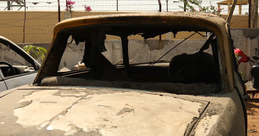 Header of scrapyard