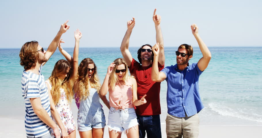 Group Of Girl Friends Taking Selfie At The Beach Stock Footage Video 7245196 | Shutterstock